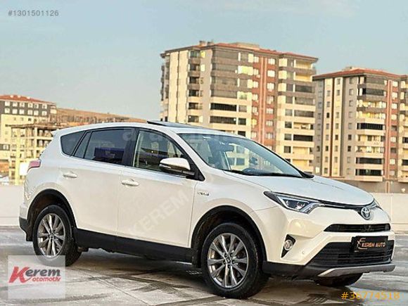 2017 RAV4 2.5 HYBRİD 4X4 PREMİUM PLUS FULL SERVİS BAKIMLI +