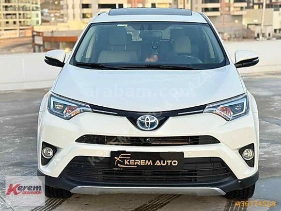 2017 RAV4 2.5 HYBRİD 4X4 PREMİUM PLUS FULL SERVİS BAKIMLI +