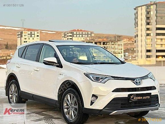 2017 RAV4 2.5 HYBRİD 4X4 PREMİUM PLUS FULL SERVİS BAKIMLI +