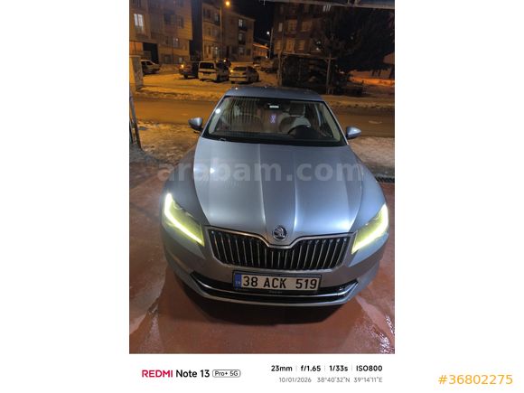 Sahibinden Skoda SuperB 1.6 TDI Style 2017 Model