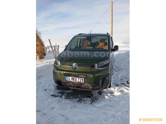 Citroen Berlingo 1.5 B2024 Model Van 27 km Yeşil