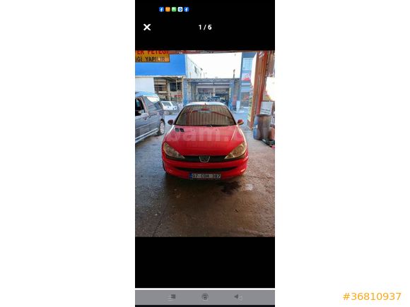 Sahibinden Peugeot 206 1.4 X-Design 2006 Model Antalya