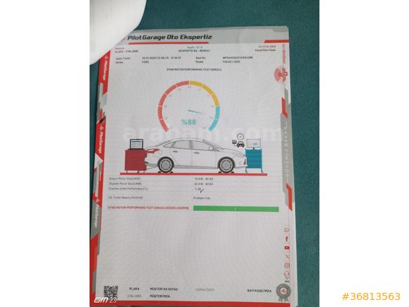 Sahibinden Ford Focus 1.6 TDCi Trend X 2015 Model