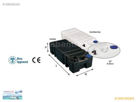 TEKNE KARAVAN SU YAKIT TANKI 100 LT