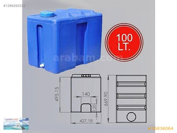TEKNE KARAVAN SU YAKIT TANKI 100 LT