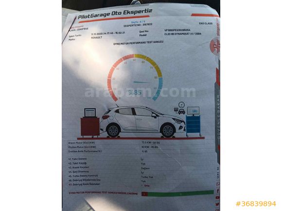 Sahibinden Renault Clio 1.4 Dynamique 2004 Model 