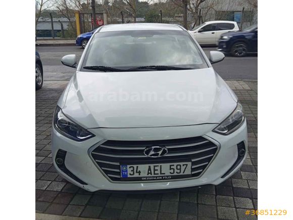 Sahibinden otomatik vites Hyundai Elantra 1.6 CRDi Style Plus 2017 Model 
