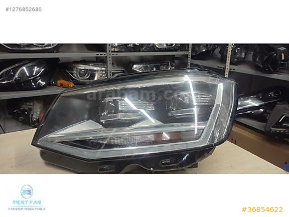 TRANSPORTER T7 CARAVELLE SOL FAR LEDLİ MERCEKLİ ÇIKMA ORJİNAL