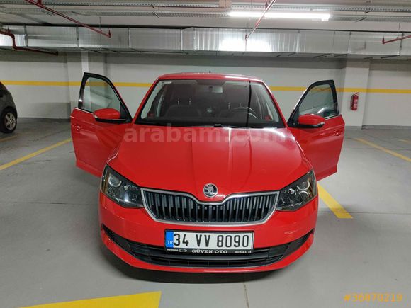 Sahibinden Skoda Fabia 1.2 TSI Ambition 2015 Model Kırmızı