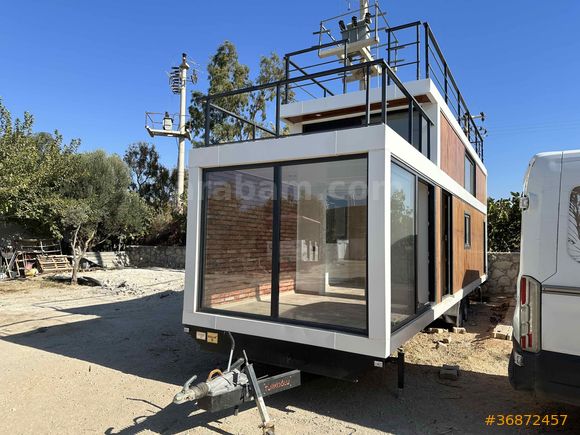 Tiny House özel yapım  10x2,5 metre Çekme İzmir