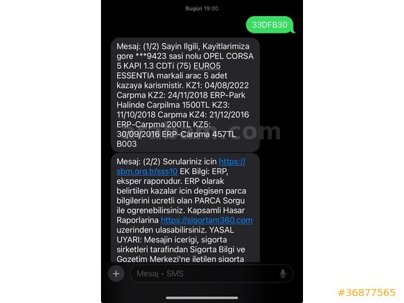 Sahibinden Opel Corsa 1.3 CDTI Essentia 2013 Model Mersin