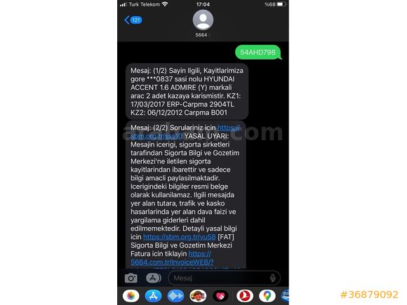 1,6 ADMİRE bakımlı sahibinden