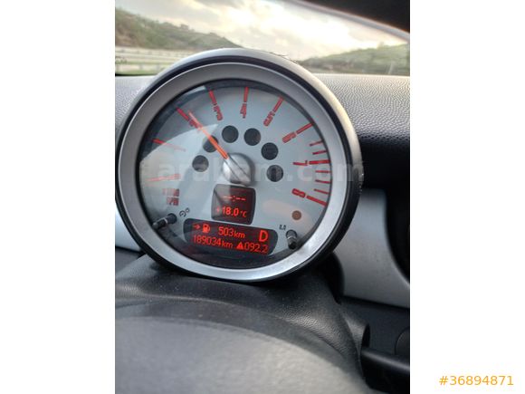 Sahibinden Değişensiz Mini Cooper 1.6 2009 Model  189.000 km Kırmızı