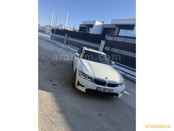Sahibinden BMW 3 Serisi 320i First Edition Sport Line 2020 Model  72.000 km Beyaz hayalet ekran büyük nbt  oldukça ekstraları var