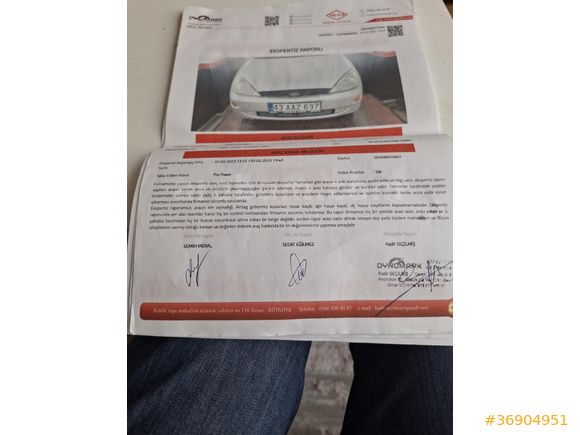 Sahibinden Ford Focus 1.6 Ghia 2001 Model  300.000 km Gri (Gümüş)