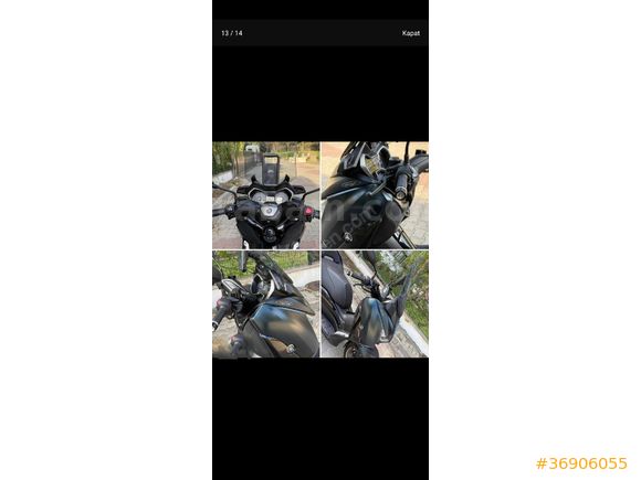 Sahibinden Yamaha X-Max 250 Tech Max full aksesuar