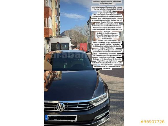 Sahibinden Volkswagen Passat 1.4 TSi BlueMotion Highline 2016 Model 