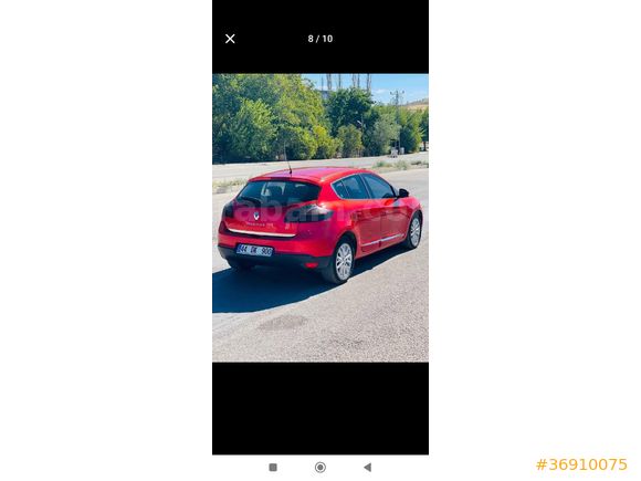 Sahibinden Renault Megane 1.6 Touch Plus 2015 Model