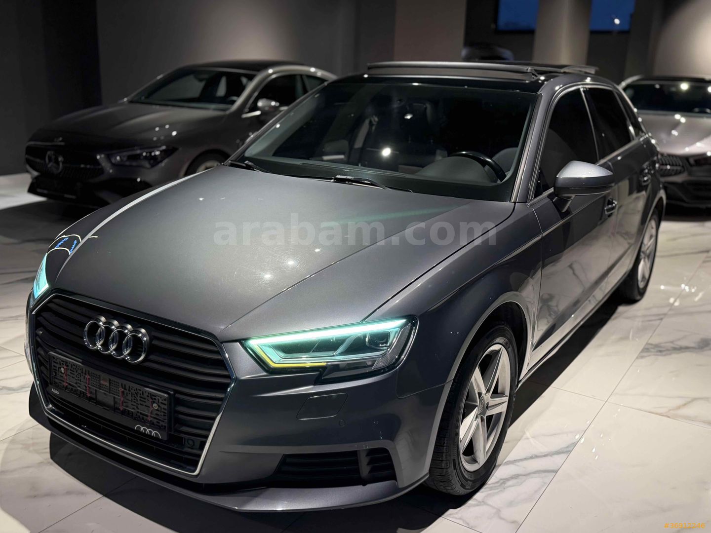 GALERİDEN AUDİ A3 SPORTBACK 35 TFSI DYNAMİC 2020 MODEL MERSİN 129.000 KM GRİ