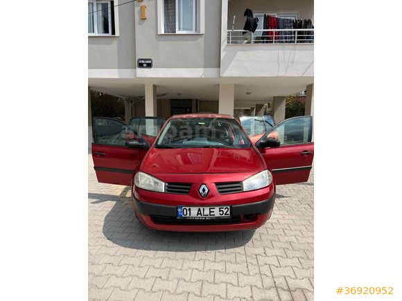 Sahibinden Renault Megane 1.4 Authentique 2005 Model  290.000 km Kırmızı