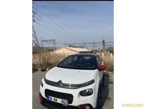Sahibinden Citroen C3 1.2 PureTech Shine 2019 Model Bursa 40.000 km Beyaz