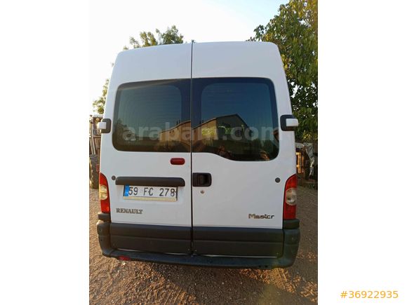 Sahibinden Renault Master 2.5 dCi 12.6 m3 2007 Model  390.000 km Beyaz