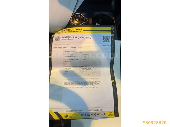 Sahibinden Ford Focus 1.5 TDCi Trend X 2020 Model
