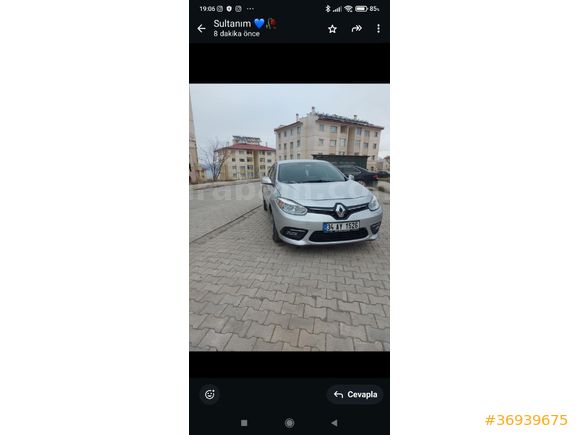 Sahibinden Renault Fluence 1.5 dCi Icon 2013 Model Van
