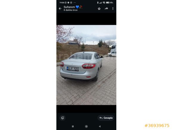 Sahibinden Renault Fluence 1.5 dCi Icon 2013 Model Van