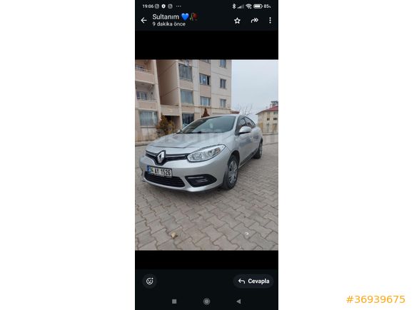 Sahibinden Renault Fluence 1.5 dCi Icon 2013 Model Van