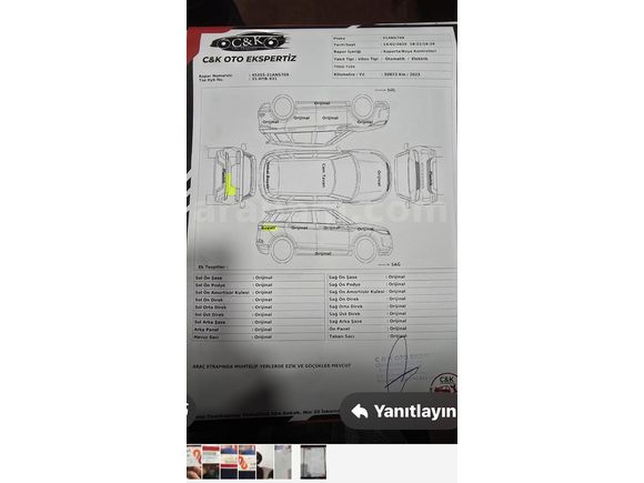 Sahibinden TOGG T10X V2 Uzun Menzil 2023 Model Düzce 81.200 km