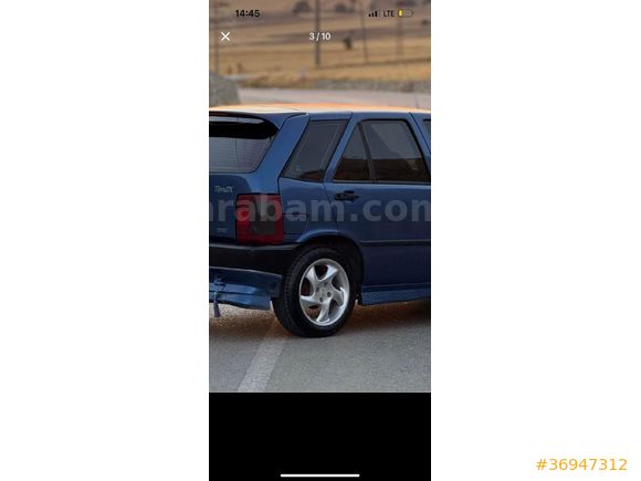 acil aradigim araci buldum Sahibinden Fiat Tipo 1.6 SX 1996 Model  160.000 km Mavi