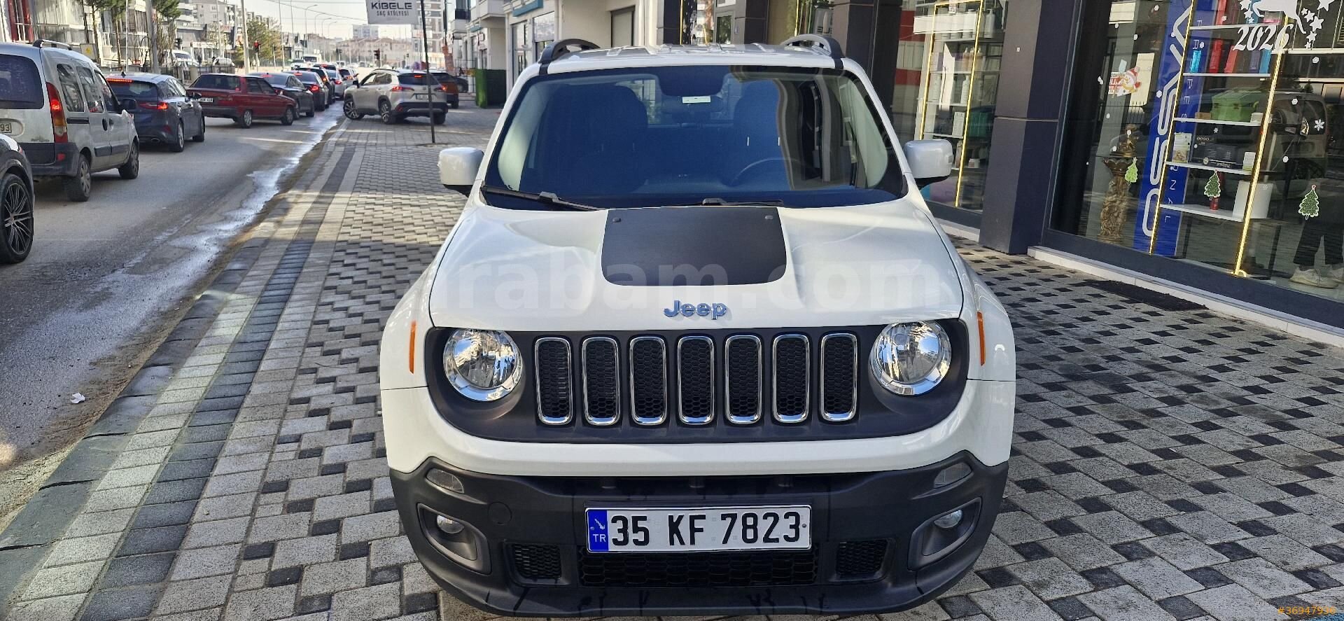 Galeriden Jeep Renegade 1.6 MultiJet Longitude 2016 Model Afyonkarahisar 168.000 km Beyaz 2