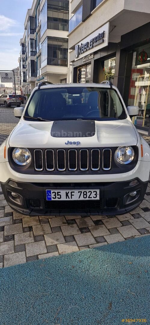 Galeriden Jeep Renegade 1.6 MultiJet Longitude 2016 Model Afyonkarahisar 168.000 km Beyaz 1