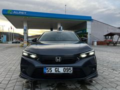 Sağlıkçıdan Eksrtalı Honda Civic 1.5 VTEC Elegance 2022 Model  84.000 km Gri (metalik)