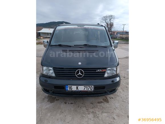 Sahibinden Mercedes - Benz Vito 112 CDI 2002 Model Otomobil ruhsatlı Otomatik Vites 317.000 km Siyah