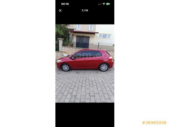 Benzin/Lpg 238.000 km Değişensiz tramer yok 2012 model toyota Auris 1.33 