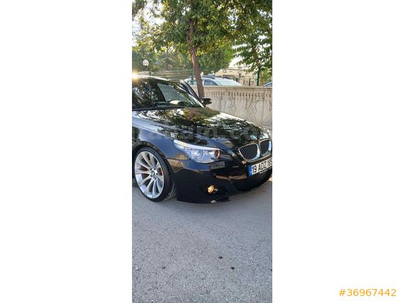 Sahibinden BMW 5 Serisi 520d Standart 2008 Model  345.000 km Siyah