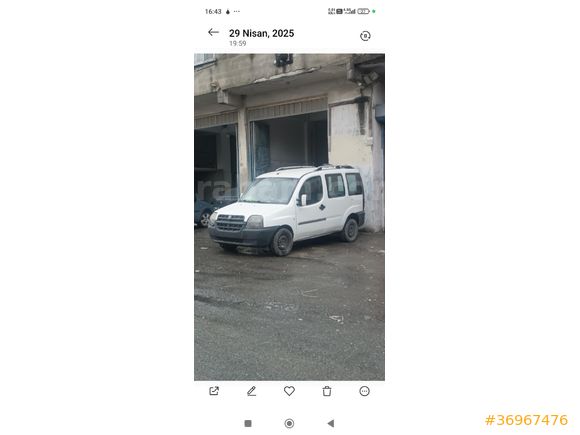 Sahibinden Fiat Doblo Cargo 1.9 D 2002 Model