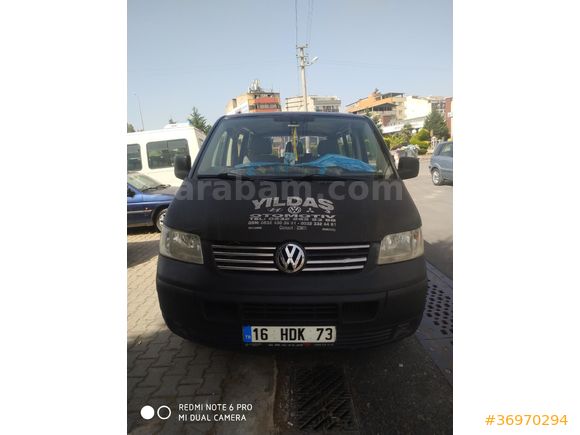 Sahibinden Volkswagen Transporter 1.9 TDI Camlı Van 2007 Model  355.000 km Siyah