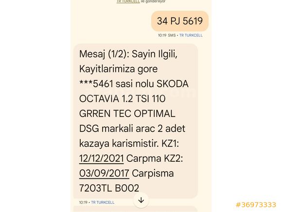 Sahibinden Skoda Octavia 1.2 TSI Optimal 2016 Model