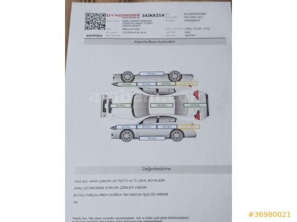 2012 Model DEĞİŞENSİZ