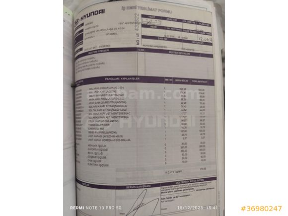 Sahibinden Hyundai Accent 1.5 CRDi Admire 2006 Model