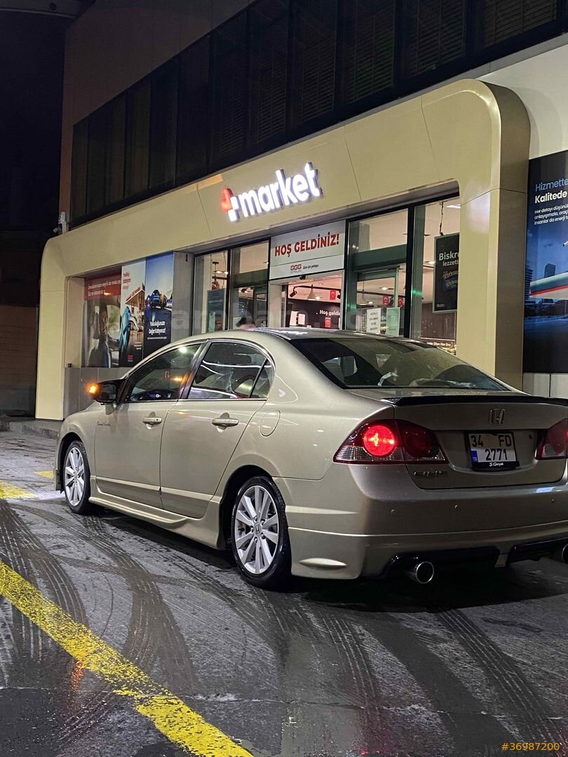 Sahibinden Honda Civic 1.6i VTEC Dream 2008 Model İstanbul 232.000 km Bej 6