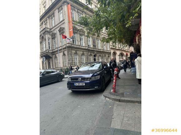 İlk Sahibinden Volkswagen Tiguan 1.6 TDi Comfortline 2019 Model Cam Tavan Mavi (metalik)