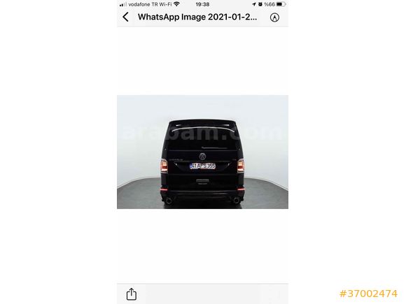 Sahibinden Volkswagen Caravelle 2.0 TDI SCR BMT Comfortline 2017 Model Kocaeli 69.000 km Siyah