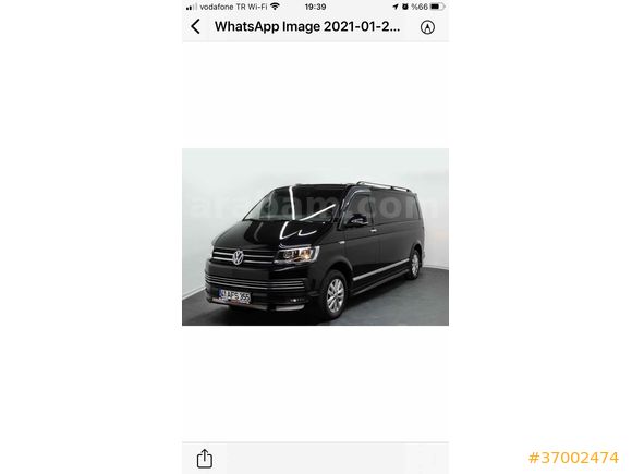 Sahibinden Volkswagen Caravelle 2.0 TDI SCR BMT Comfortline 2017 Model Kocaeli 69.000 km Siyah