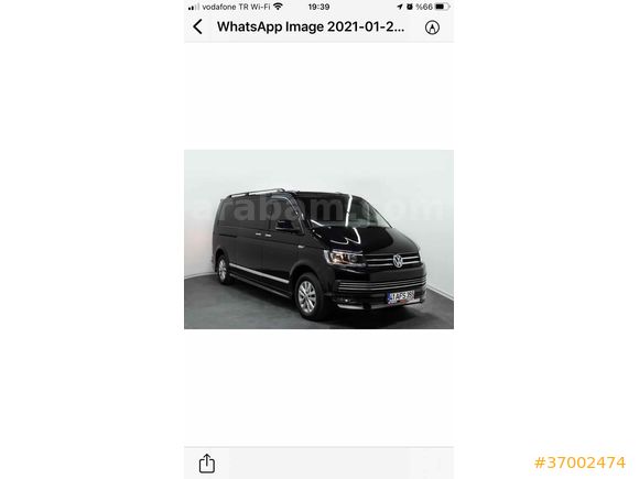 Sahibinden Volkswagen Caravelle 2.0 TDI SCR BMT Comfortline 2017 Model Kocaeli 69.000 km Siyah