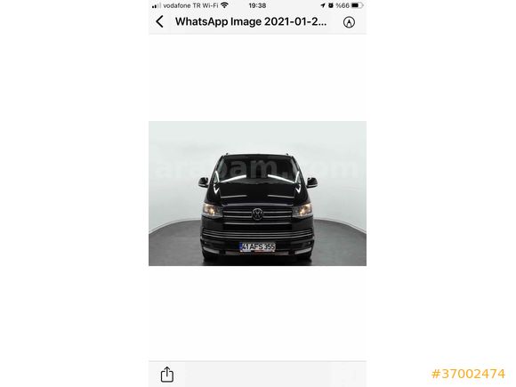 Sahibinden Volkswagen Caravelle 2.0 TDI SCR BMT Comfortline 2017 Model Kocaeli 69.000 km Siyah
