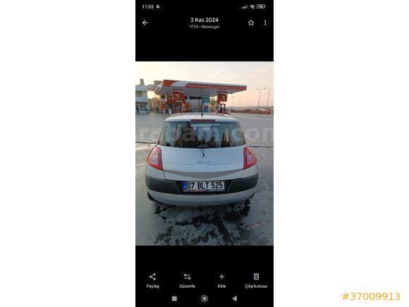 Sahibinden Renault megan 1.4 Authentique 2006 Model  337.000 km Gri